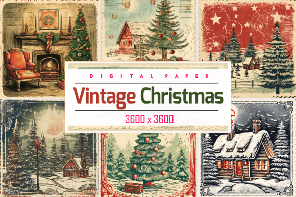 Capturing Holiday Magic with Vintage Christmas Stamp Paper
