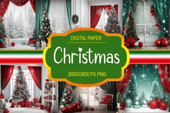 Christmas Background: Professional Digital Assets for Designers