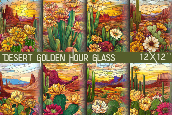 Desert Golden Hour Glass: Warmth and Texture for Your Designs