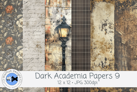 Embracing Moody Textures with Dark Academia Papers 9
