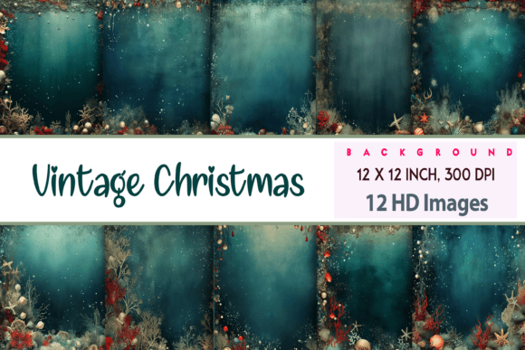 Enchanting Your Holiday Projects with Vintage Christmas Backgrounds