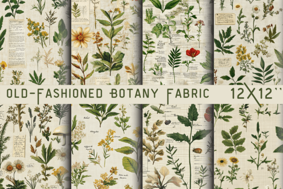 Old-Fashioned Botany Fabric Backdrop: A Designer's Secret Weapon