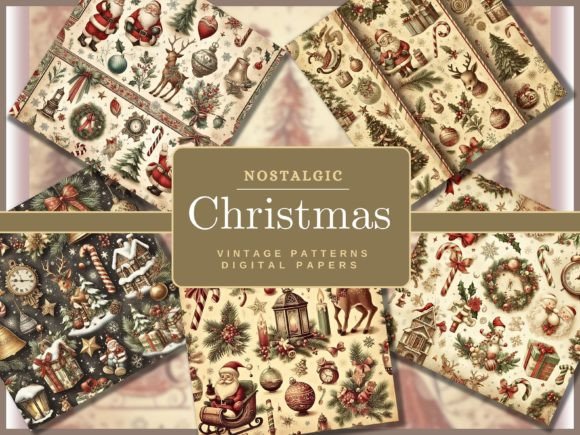 Seamless Vintage Christmas Digital Paper: A Designer's Guide to Holiday Nostalgia