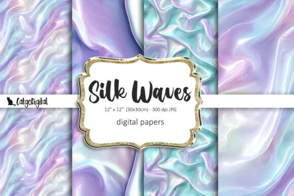 Silk Waves Iridescent Texture Papers: A Designer's Guide