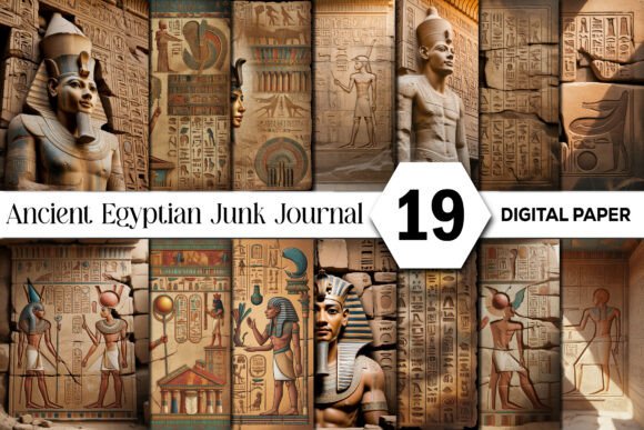 Unlocking the Secrets of Ancient Egyptian Junk Journal Backgrounds