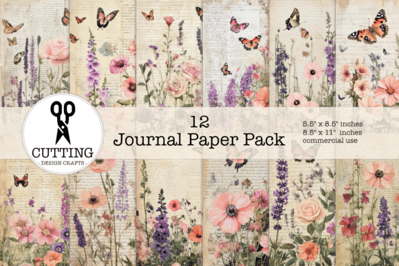 Unveiling the Botanical Butterfly Journal Pages: A Timeless Design Asset